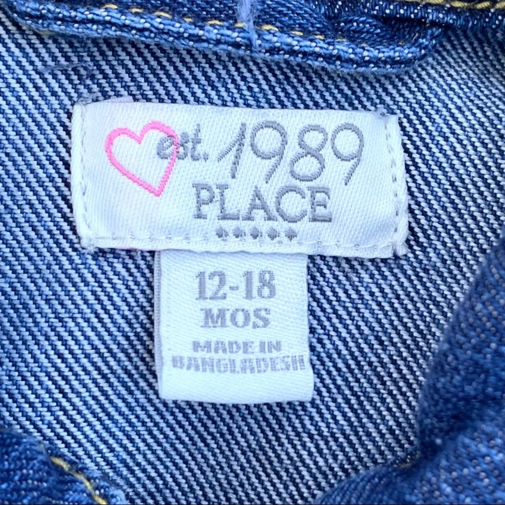 The Children’s Place Denim Jean Jacket Infant 12-18 month